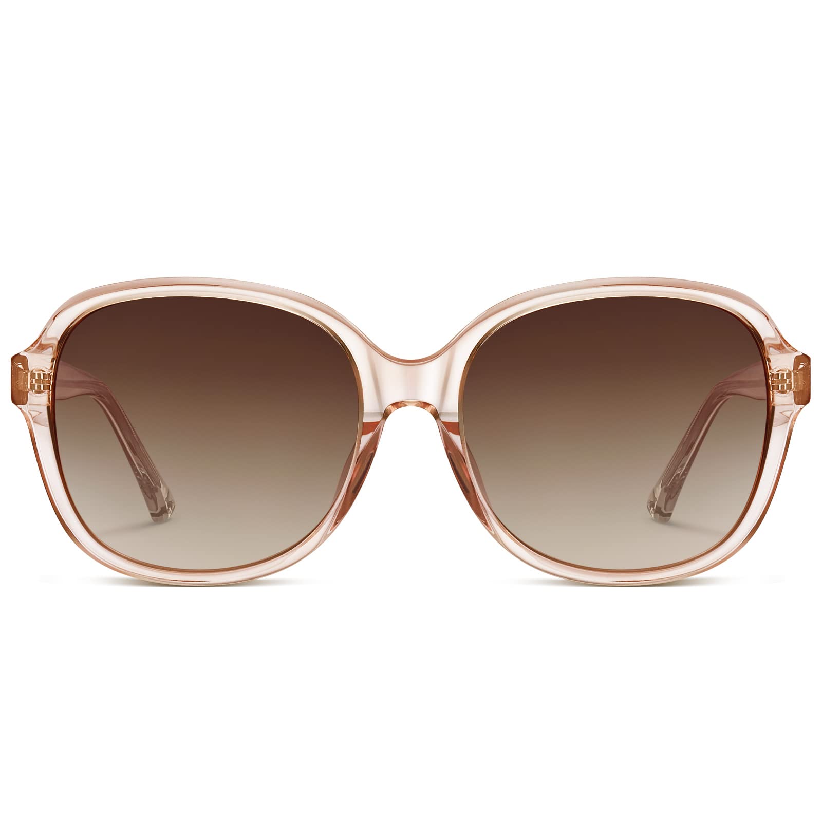 CARFIA Acetate Polarized Sunglasses for Women UV Protection, Retro Fashion Ladies Shades Driving Safety Eyewear