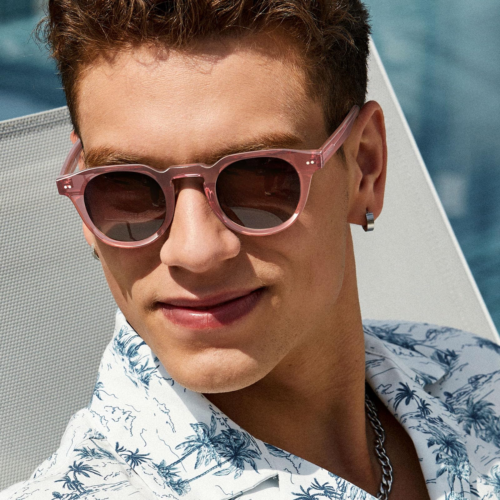 CARFIA Retro Polarized Sunglasses for Men Women UV400 Protection Acetate Small Square Fashion Driving Glasses