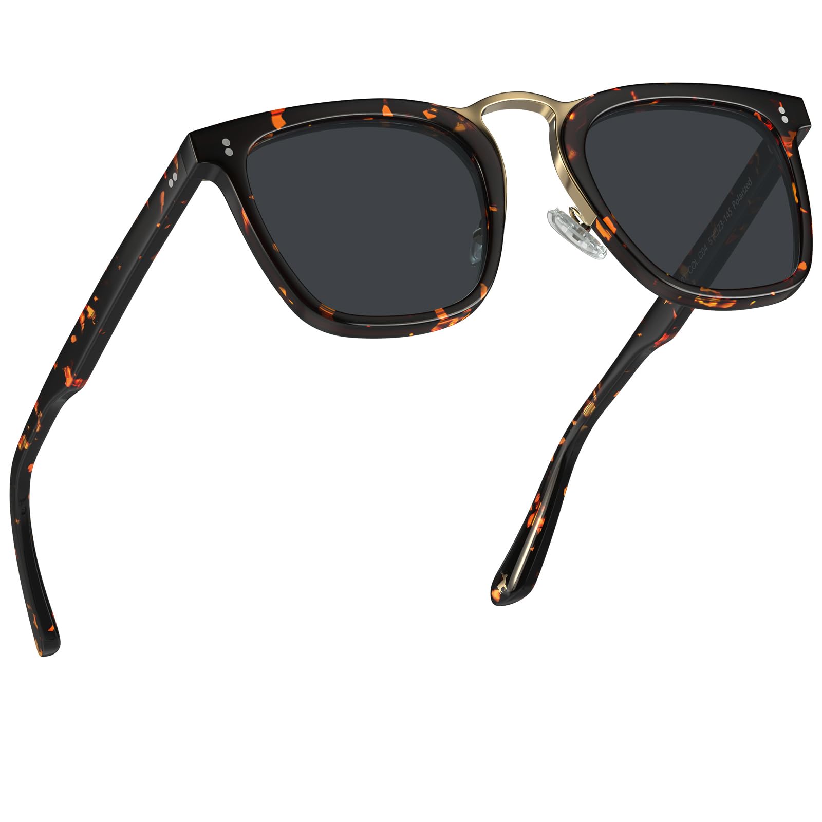 CARFIA Acetate Sunglasses for Men Polarized UV400 Protection CA5107