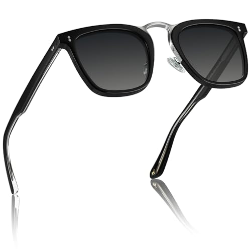 CARFIA Acetate Sunglasses for Men Polarized UV400 Protection CA5107