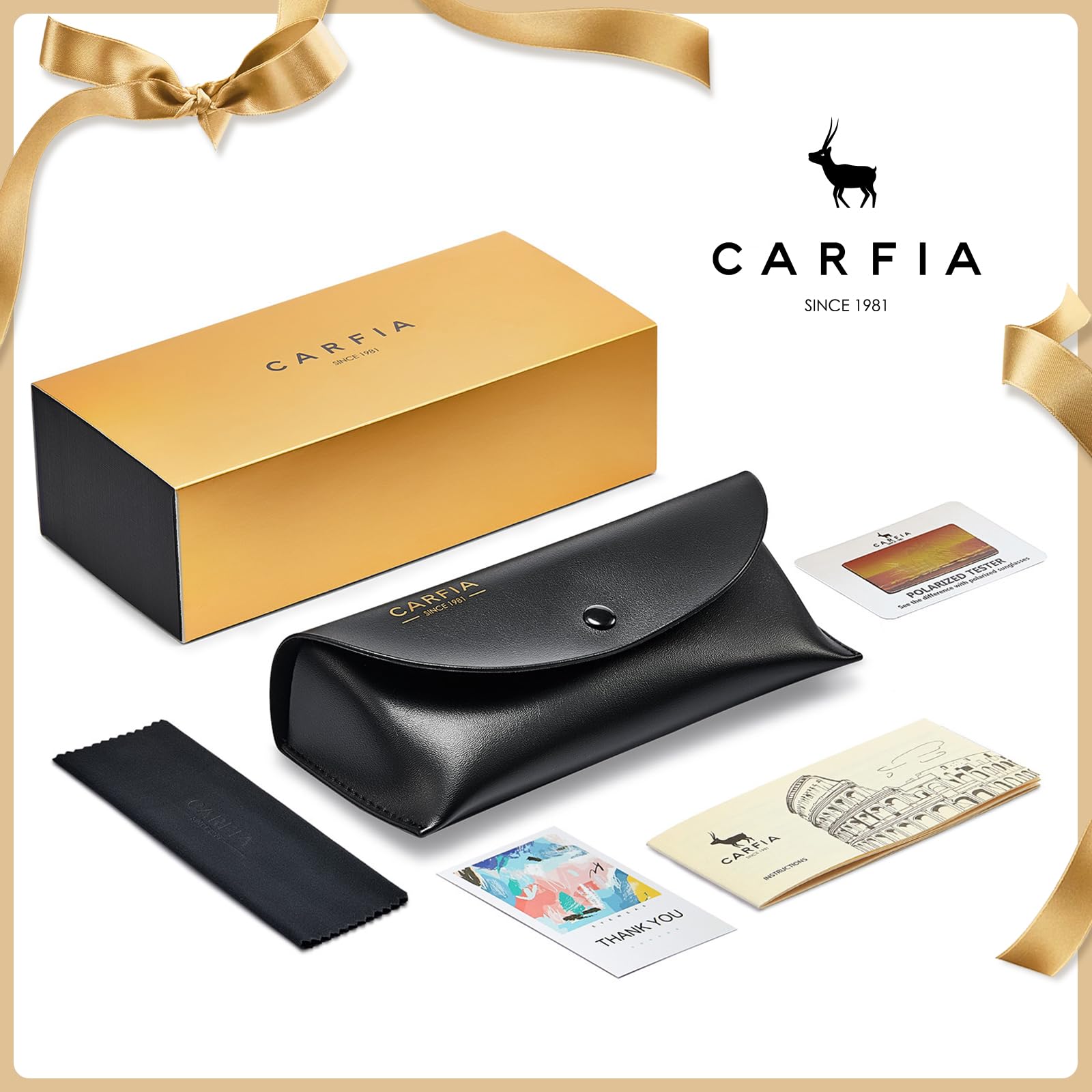 CARFIA Cateye Polarized Sunglasses for Women UV Protection, Italy Handcrafted Acetate Frame with Embossed Pattern Wire Core