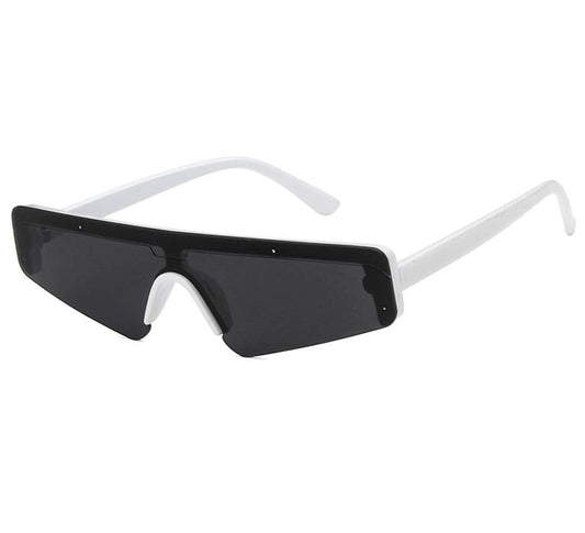 Shiratori Sports Wrap-Around Sunglasses, Fashionable One-Piece Lens UV Protection Shades for Men &amp; Women