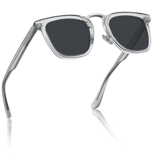 CARFIA Acetate Sunglasses for Men Polarized UV400 Protection CA5107