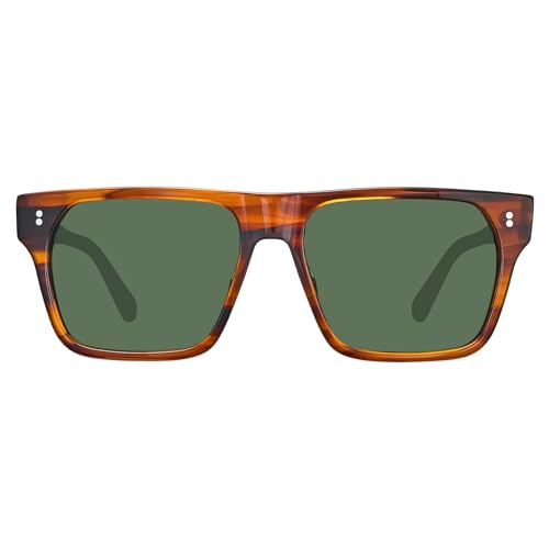 CARFIA Acetate Sunglasses for Men Polarized UV400 Protection Modern Flat Large Wrap Square Driving Glasses