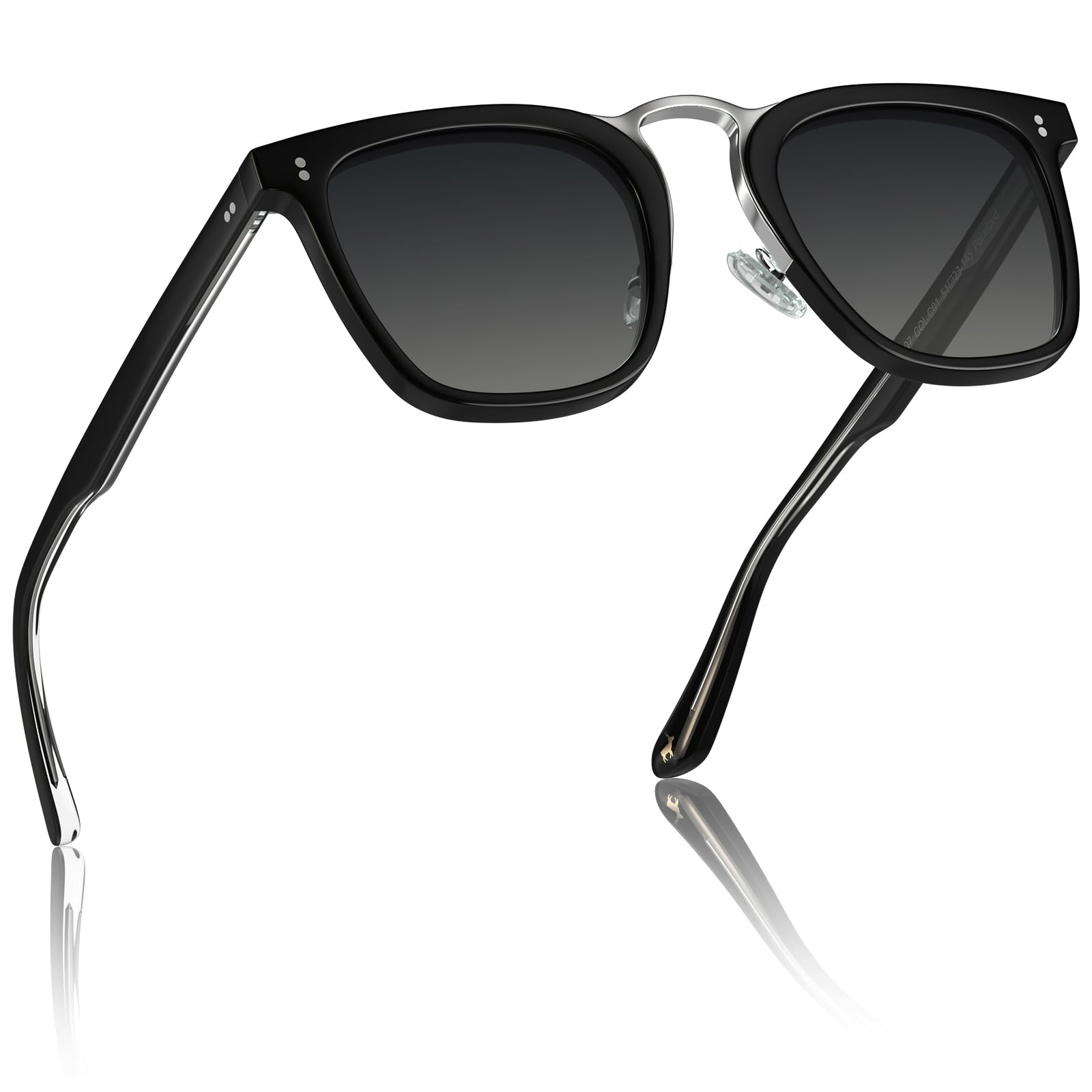 CARFIA Acetate Sunglasses for Men Polarized UV400 Protection CA5107